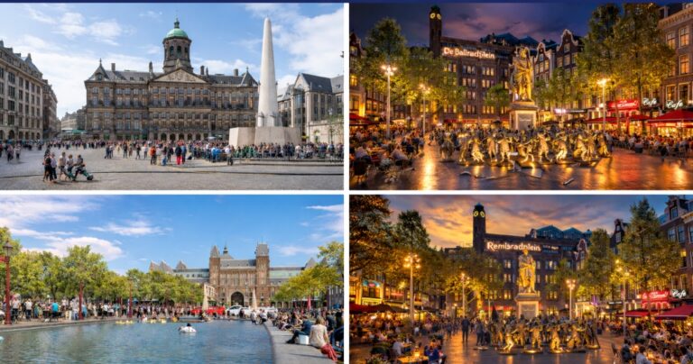 amsterdam iconic squares plazas